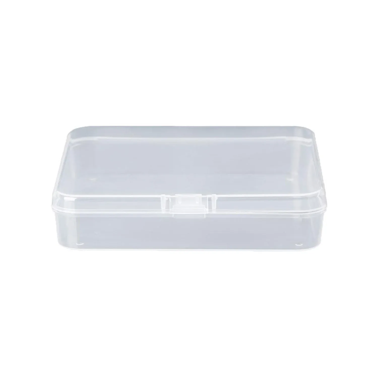 2968 Rectangle Clear Container Storage Box for small parts & Multiuse Box