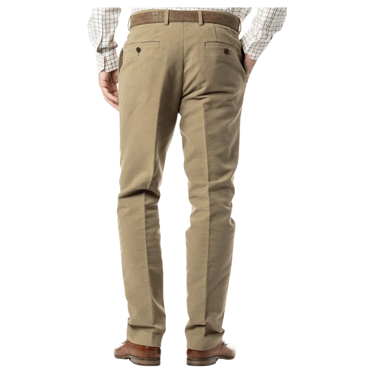 40% OFF GURTEEN Epsom Moleskin Trousers - Thyme - Size: 34 SHORT & 36 LONG