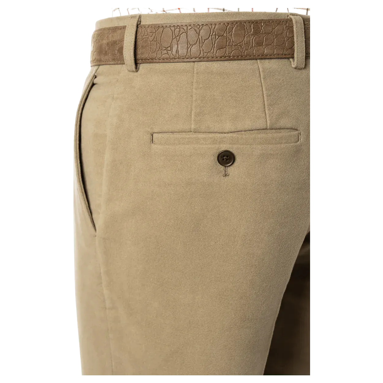 40% OFF GURTEEN Epsom Moleskin Trousers - Thyme - Size: 34 SHORT & 36 LONG