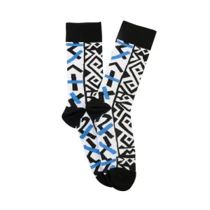 Afropop Kasai Black Socks