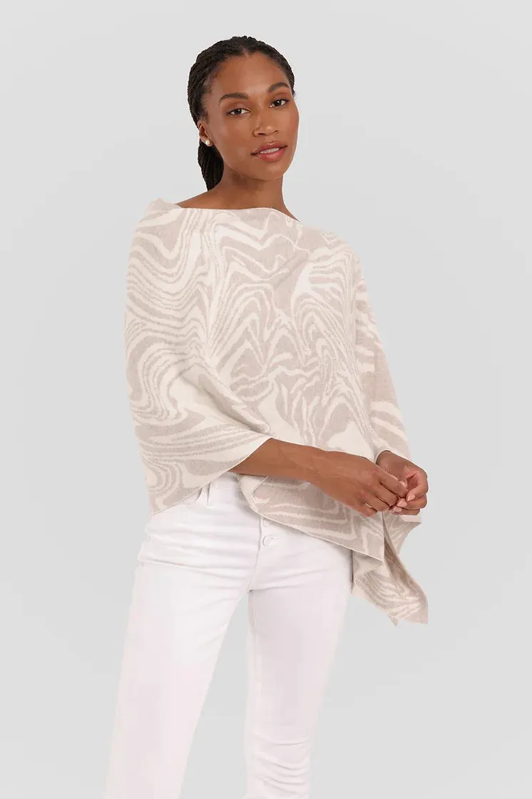 Alashan | Cotton Cashmere Reversible Swirl Topper | Women's