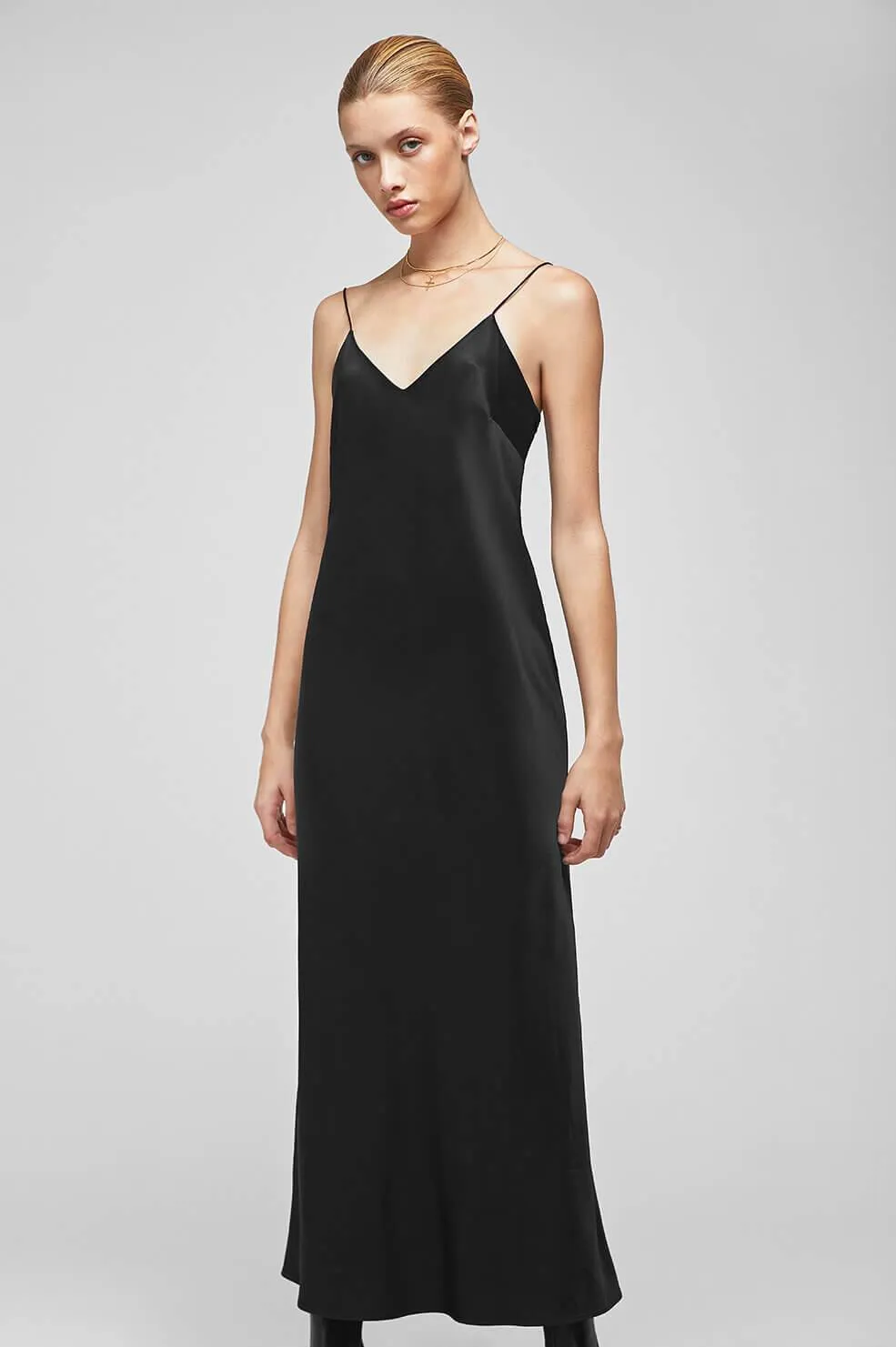 ANINE BING - Rosemary Slip Dress in Black