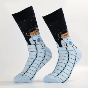 Astronaut Cat Socks