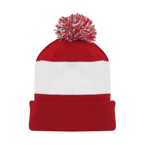 Athletic Knit (AK) A1830-202 Detroit Red Hockey Toque/Beanie