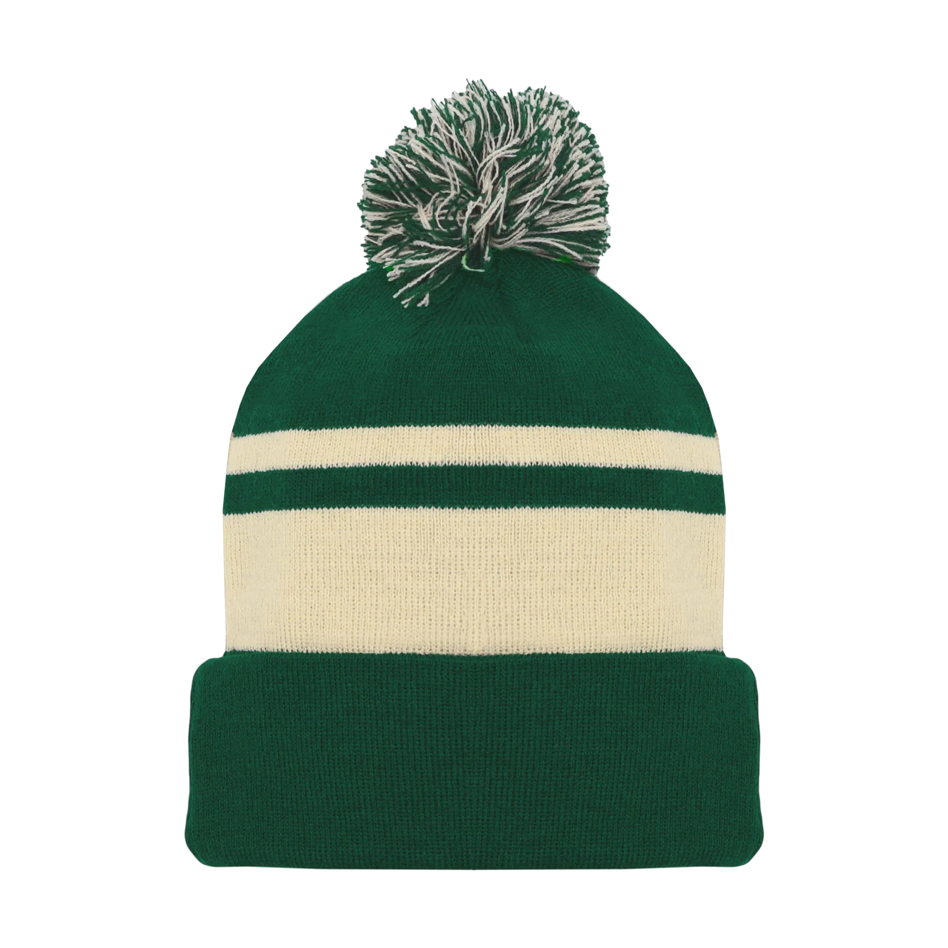 Athletic Knit (AK) A1830A-563 Adult Minnesota Dark Green Hockey Toque/Beanie