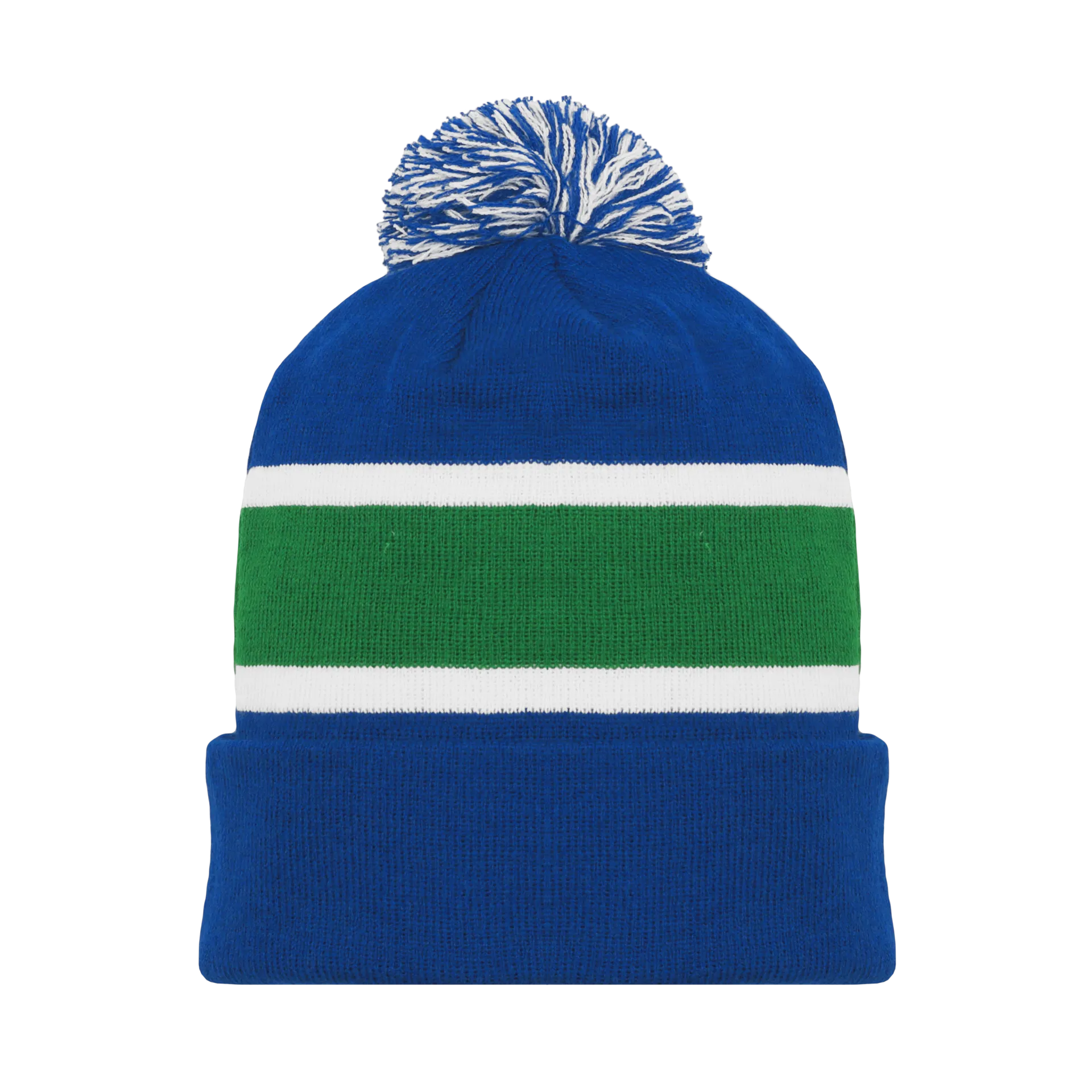 Athletic Knit (AK) A1830A-722 Adult Vancouver Royal Blue Hockey Toque/Beanie