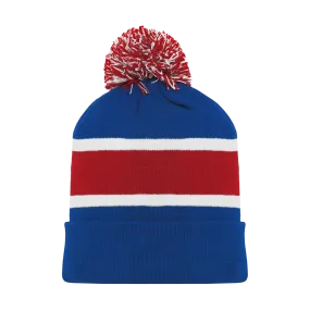 Athletic Knit (AK) A1830A-812 Adult New York Rangers Royal Blue Hockey Toque/Beanie