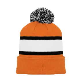 Athletic Knit (AK) A1830Y-330 Youth Philadelphia Orange Hockey Toque/Beanie