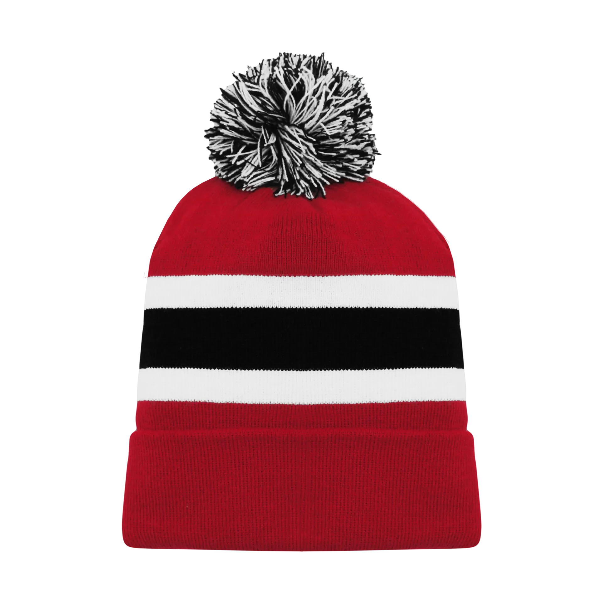 Athletic Knit (AK) A1830Y-366 Youth New Jersey Red Hockey Toque/Beanie