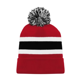 Athletic Knit (AK) A1830Y-366 Youth New Jersey Red Hockey Toque/Beanie