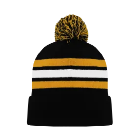 Athletic Knit (AK) A1830Y-498 Youth Boston Black Hockey Toque/Beanie