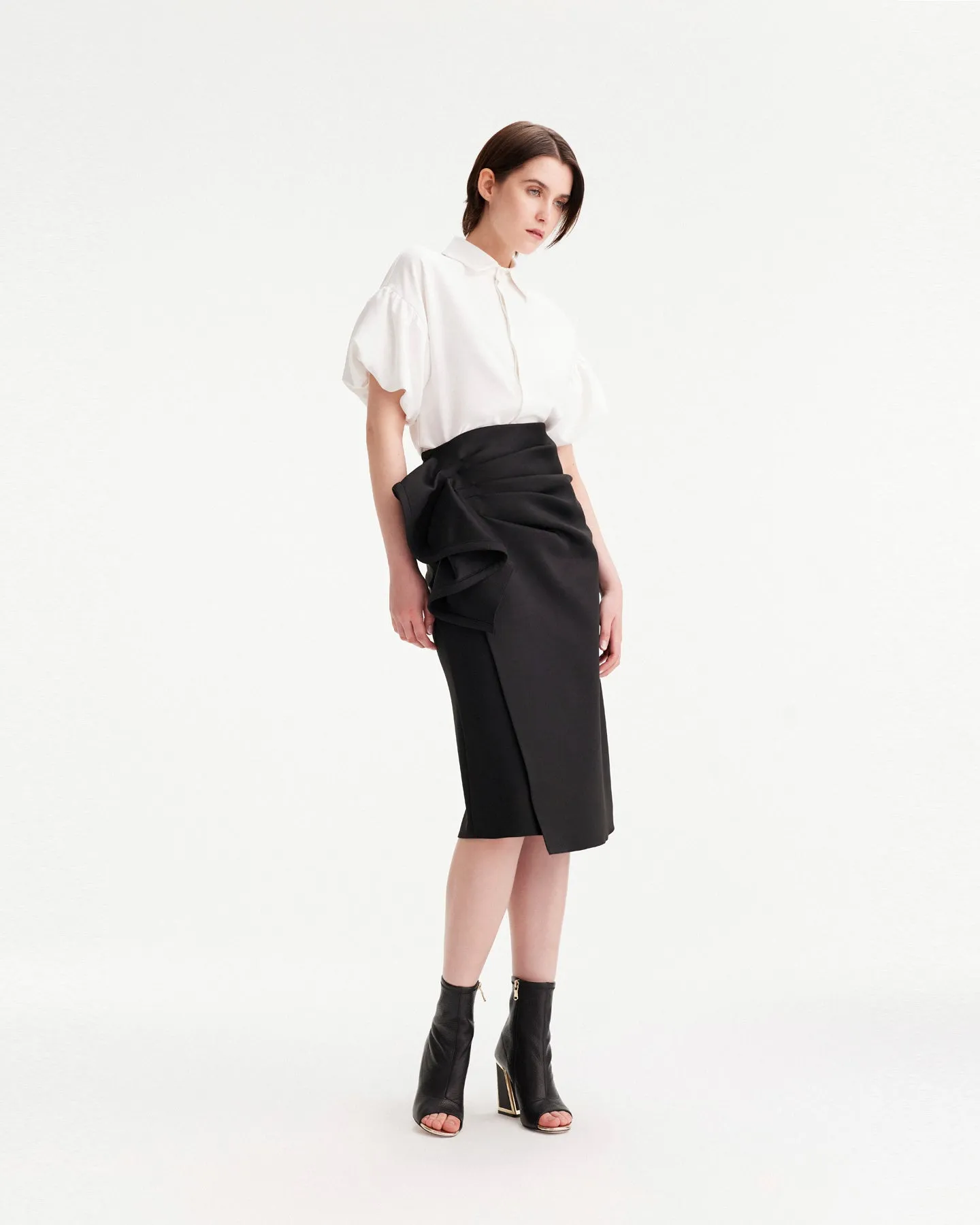 Atlas Bow Pencil Skirt