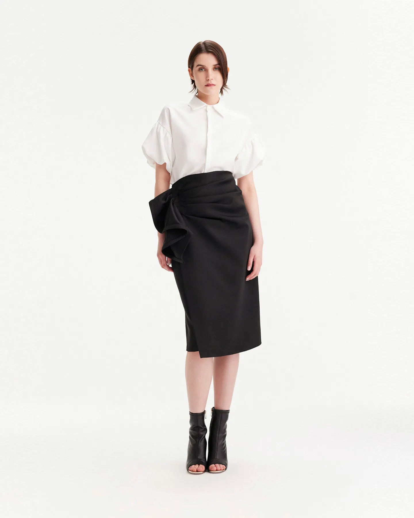 Atlas Bow Pencil Skirt