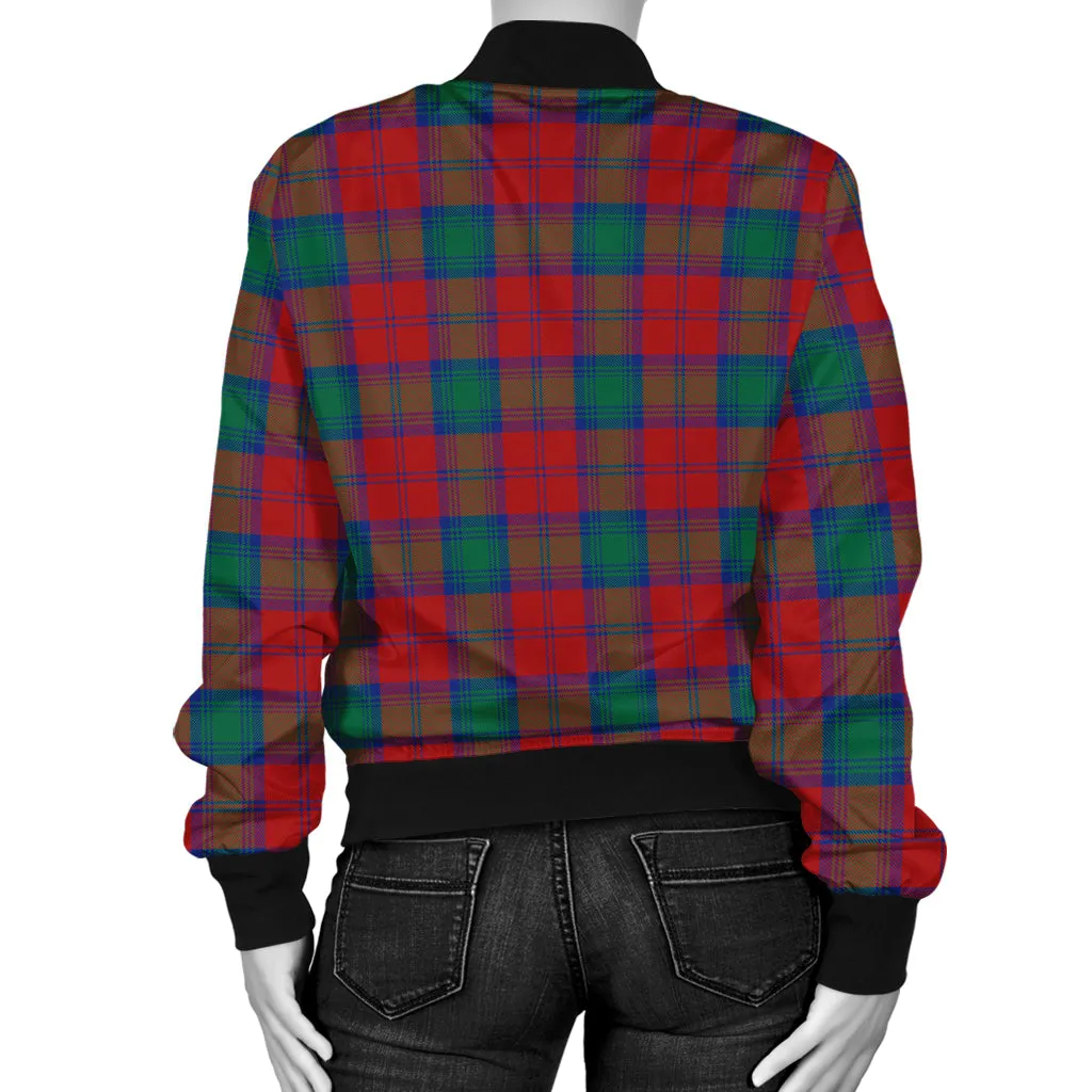 Auchinleck (Affleck) Tartan Bomber Jacket with Family Crest