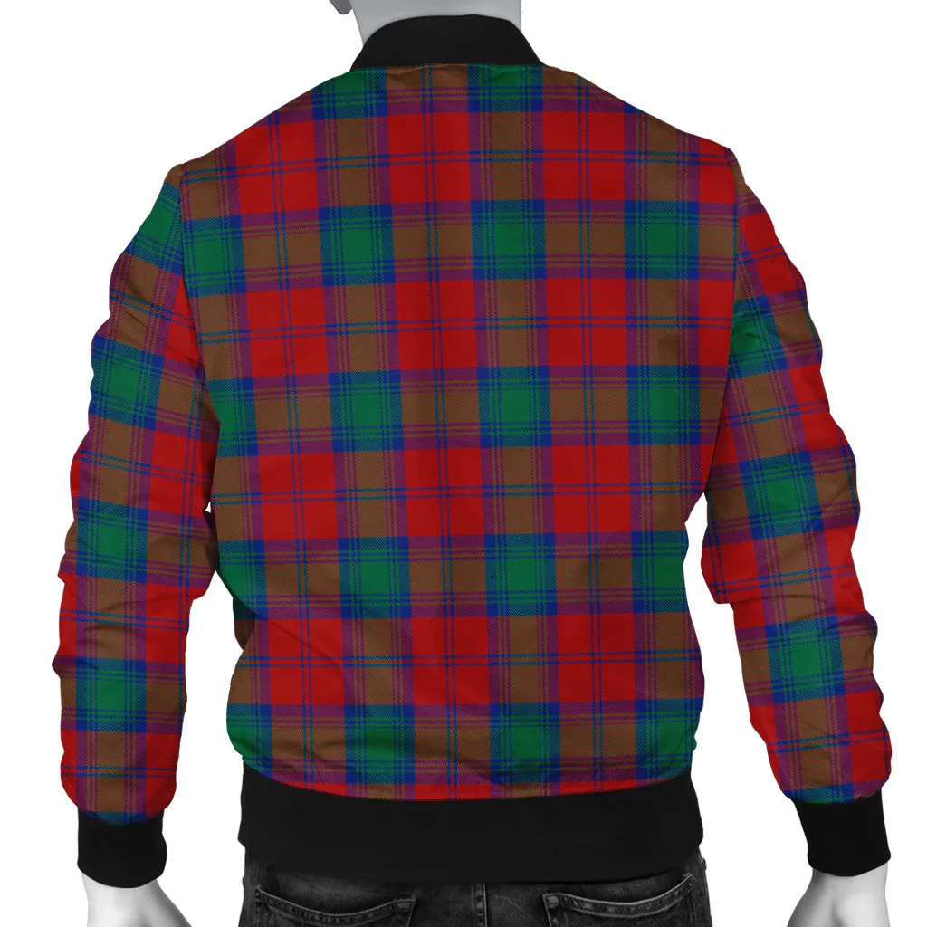 Auchinleck (Affleck) Tartan Bomber Jacket with Family Crest