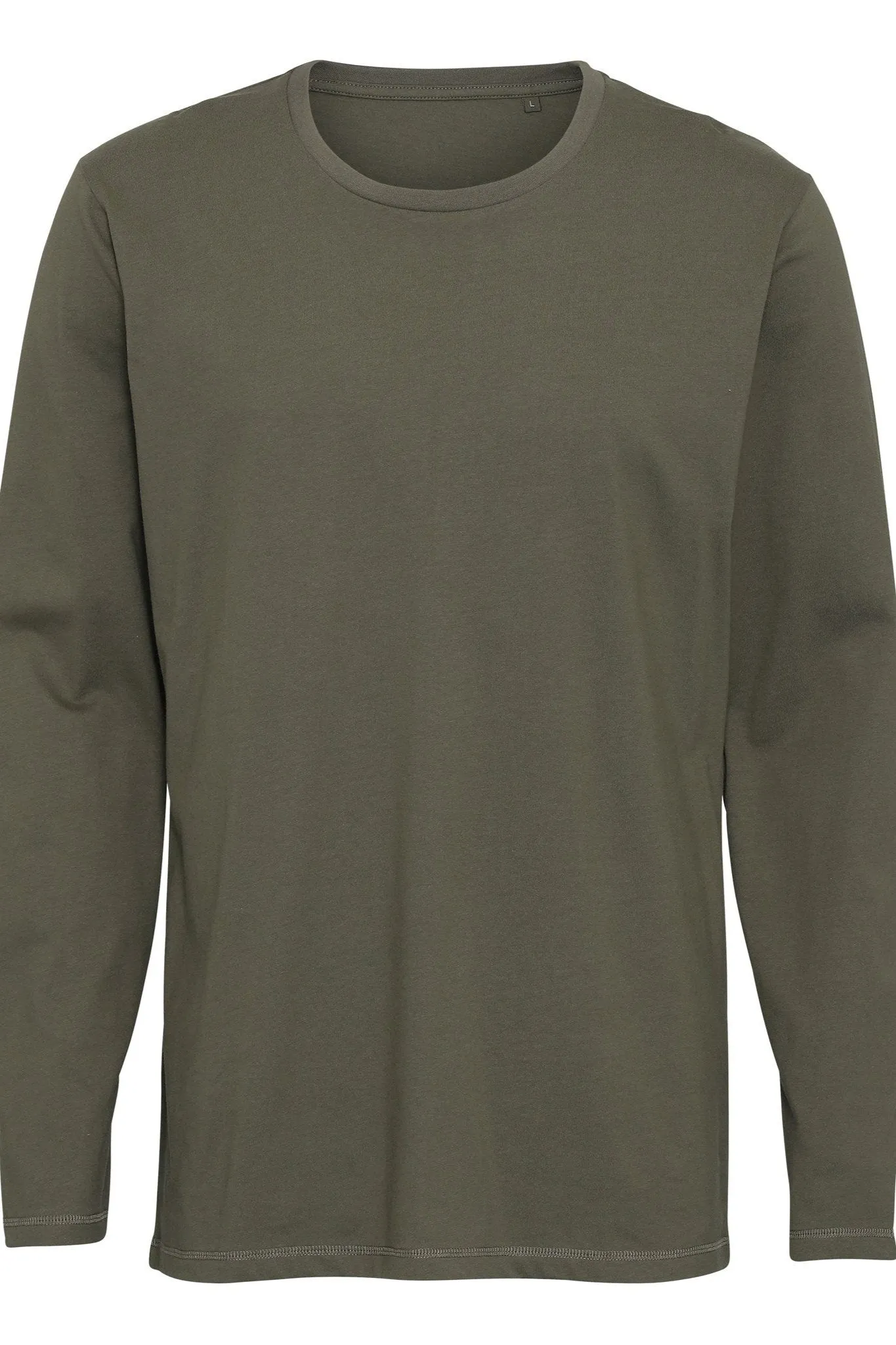 Basic Long-sleeved T-shirt - Army Green