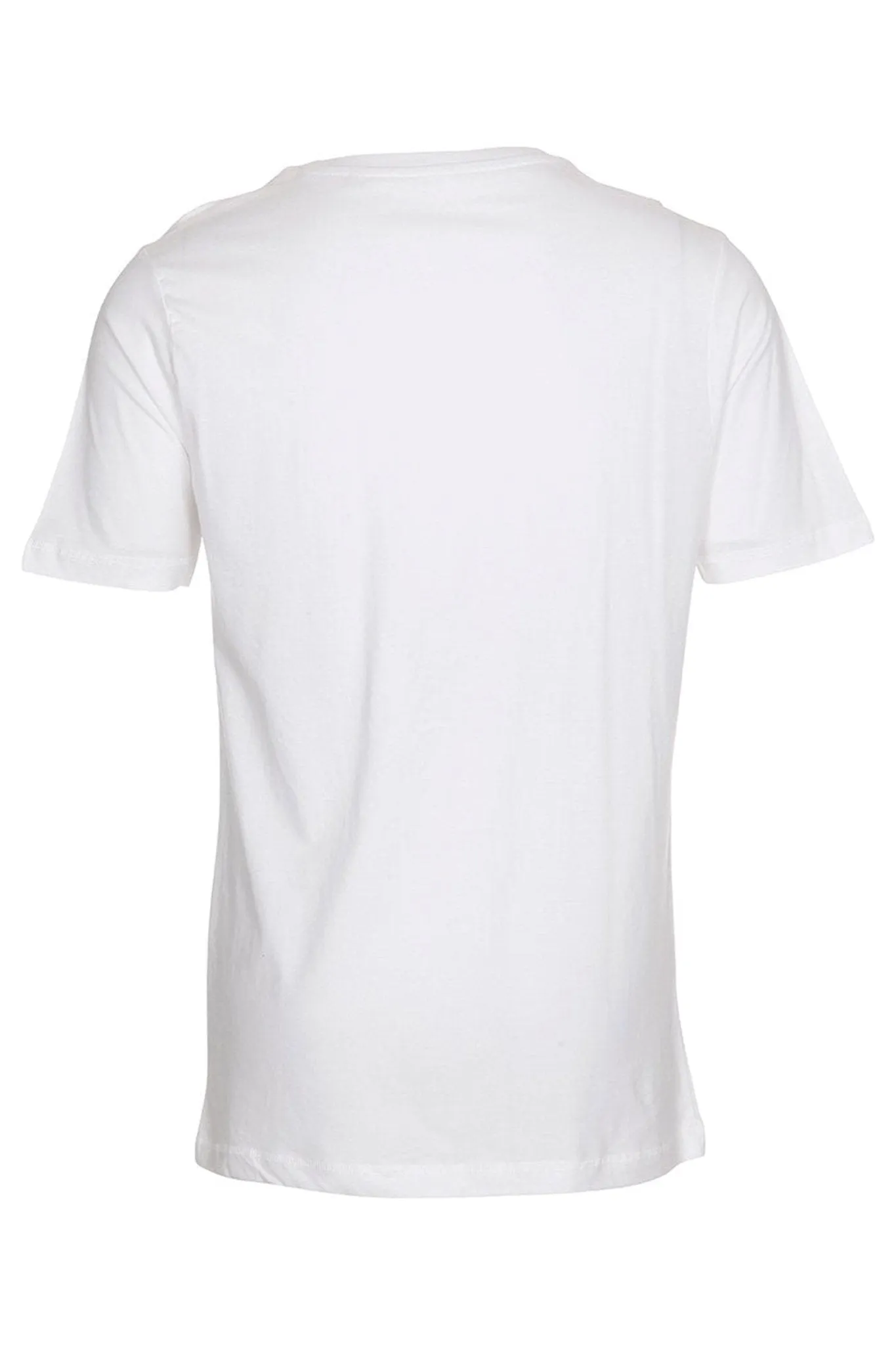 Basic V-neck t-shirt  - White