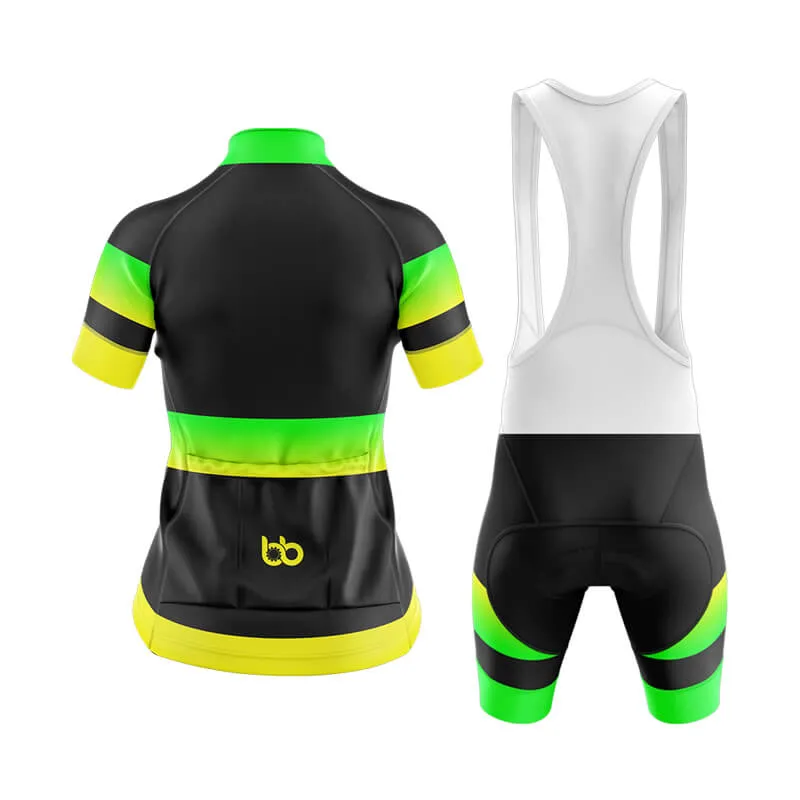 BB Gradient Club Cycling Kit (Green-Yellow)