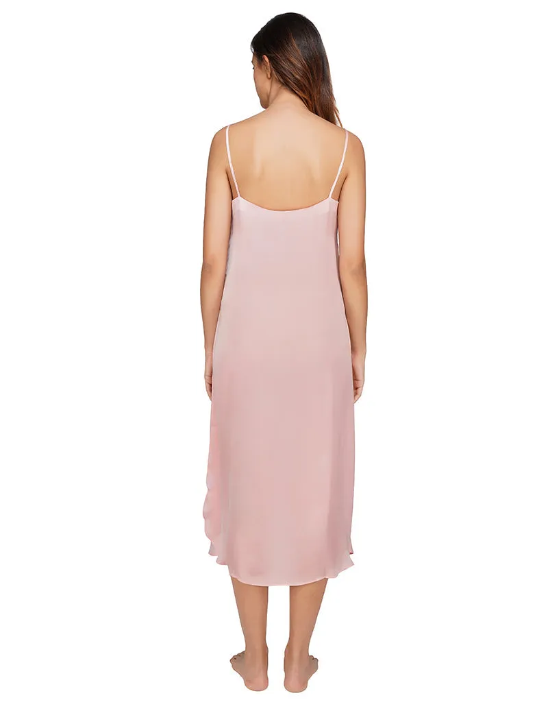 Beetle Pink Organic Cupro Slip Dress