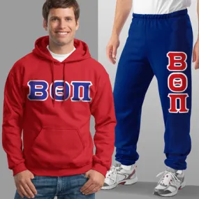 Beta Theta Pi Hoodie and Sweatpants, Package Deal - TWILL