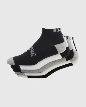 Billabong Boys Ankle Socks 5 Pack