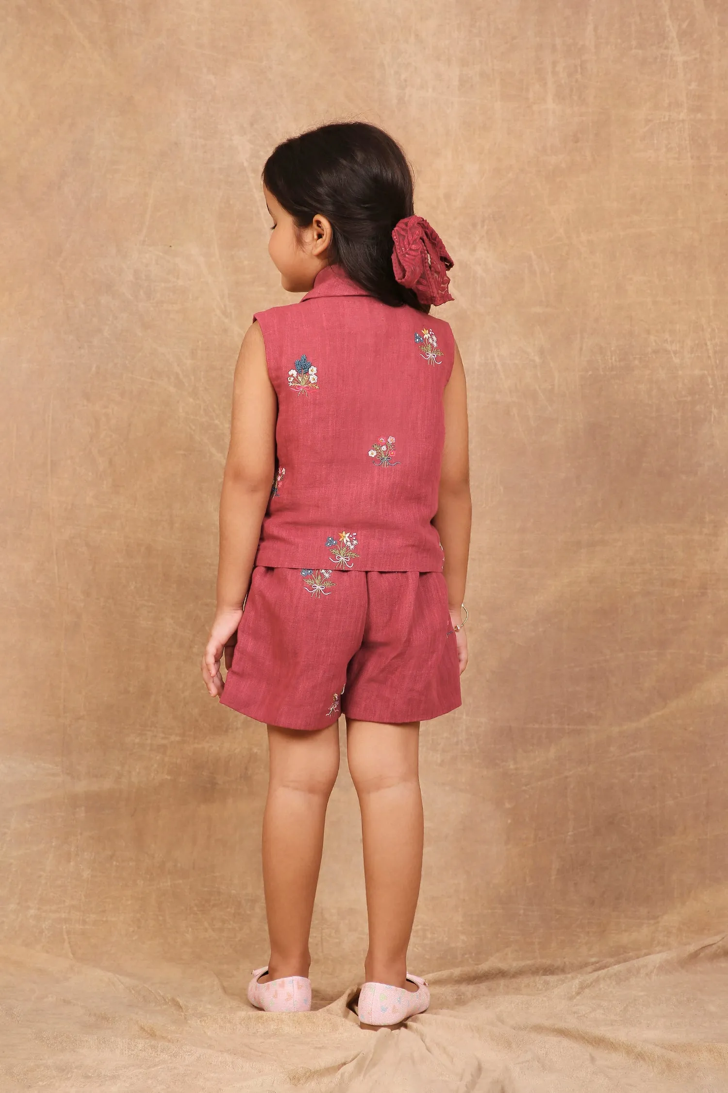 Bouquet of rubies kids co-ord set