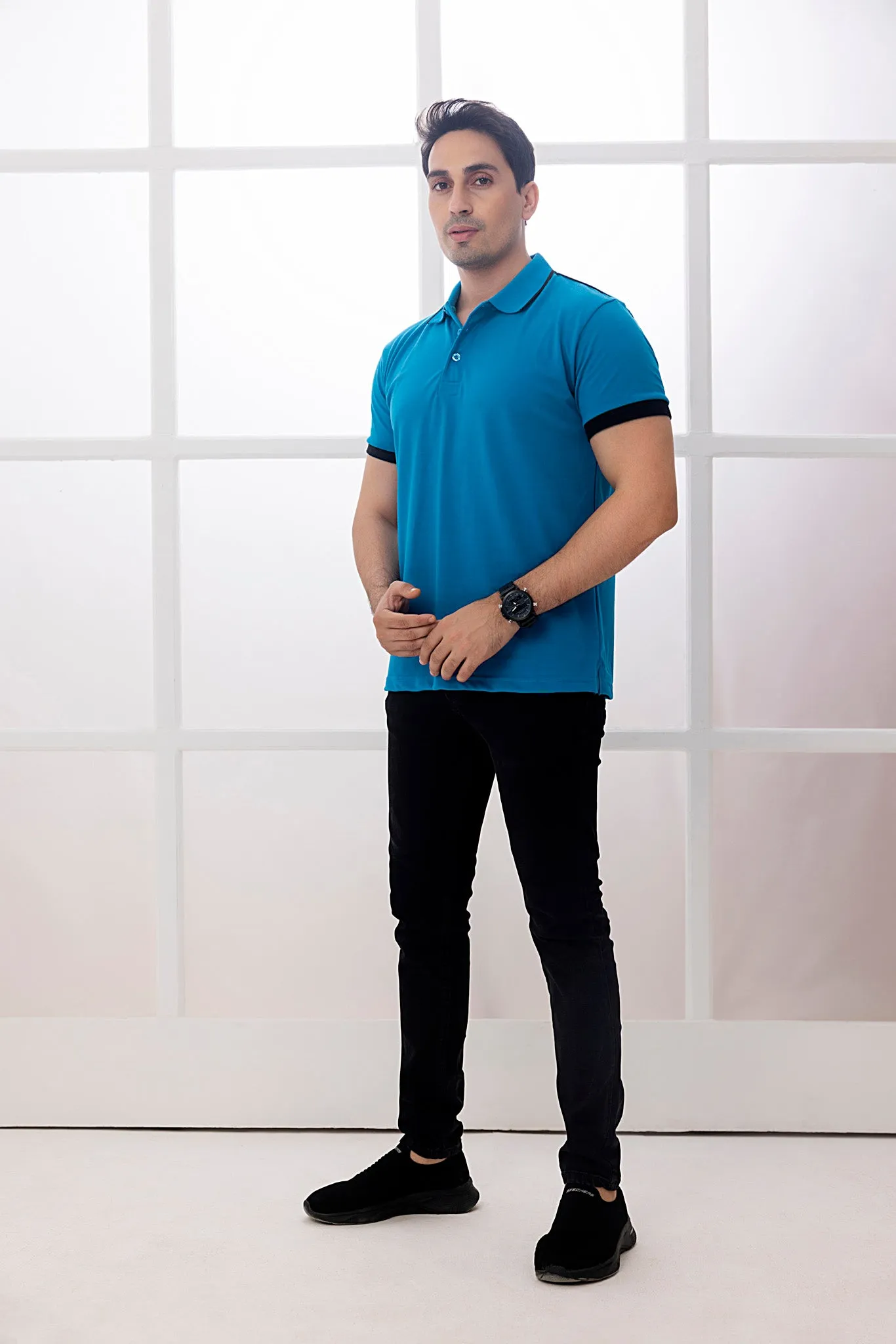 Celestial Stripe Polo