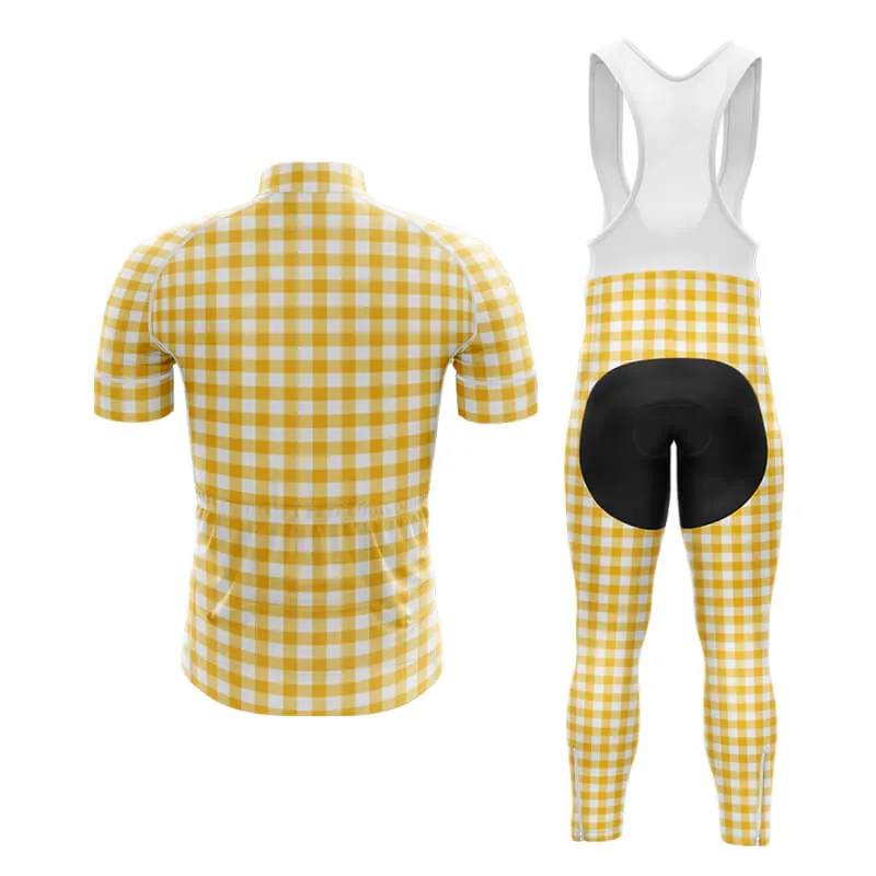 Checkered (Yellow) Club Cycling Kit