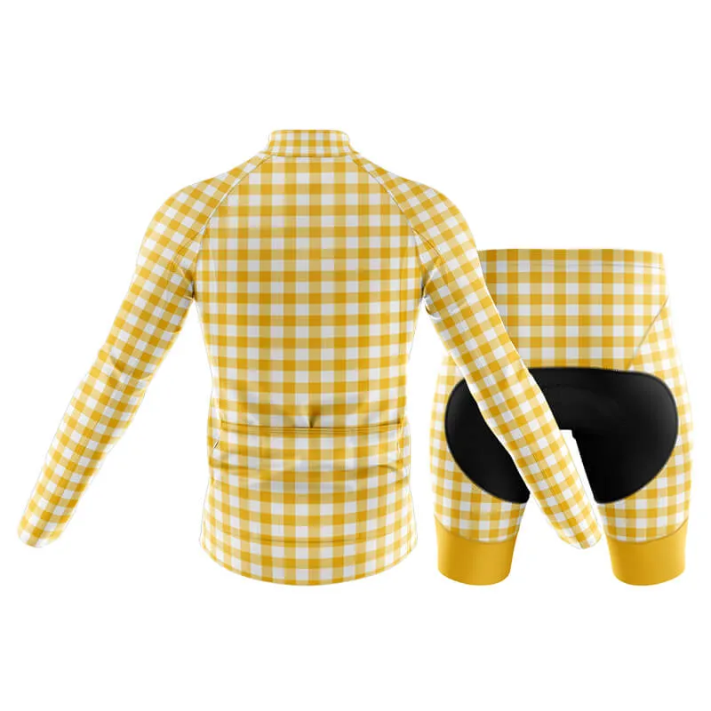 Checkered (Yellow) Club Cycling Kit