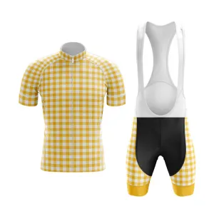 Checkered (Yellow) Club Cycling Kit