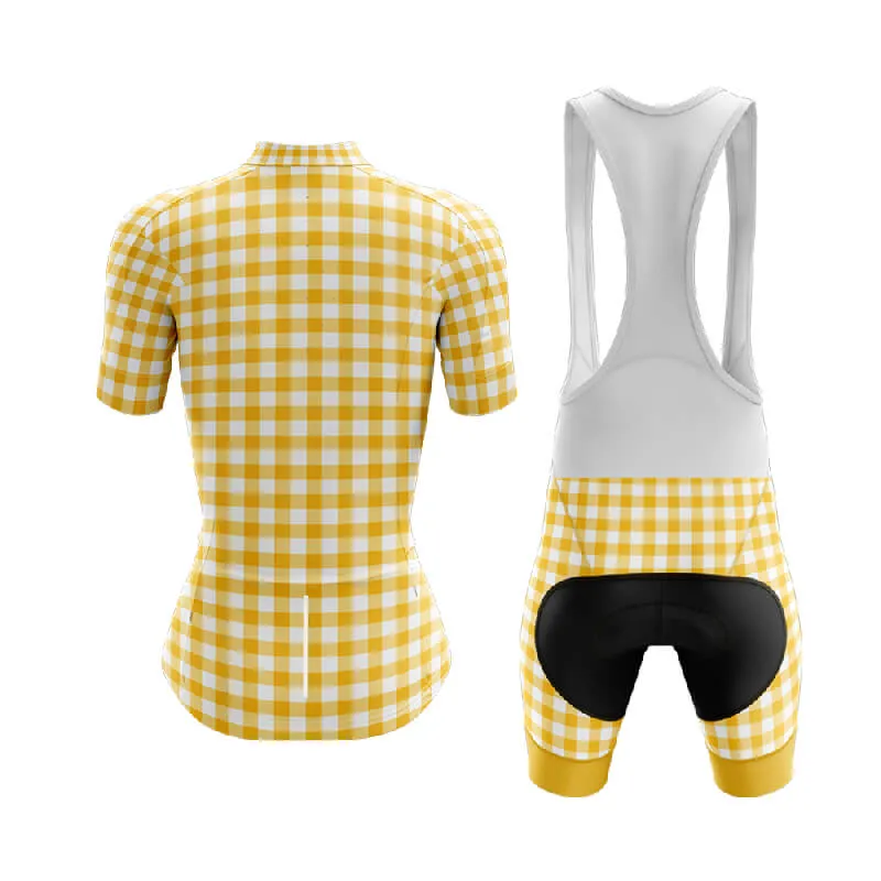 Checkered (Yellow) Club Cycling Kit