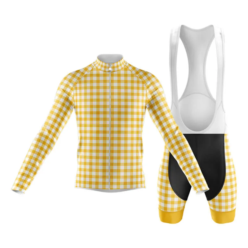 Checkered (Yellow) Club Cycling Kit