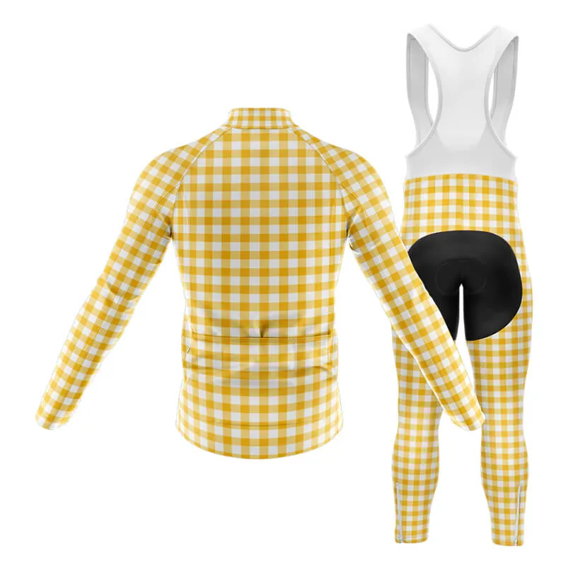 Checkered (Yellow) Club Cycling Kit