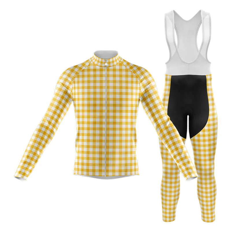 Checkered (Yellow) Club Cycling Kit