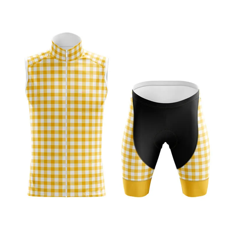 Checkered (Yellow) Club Cycling Kit