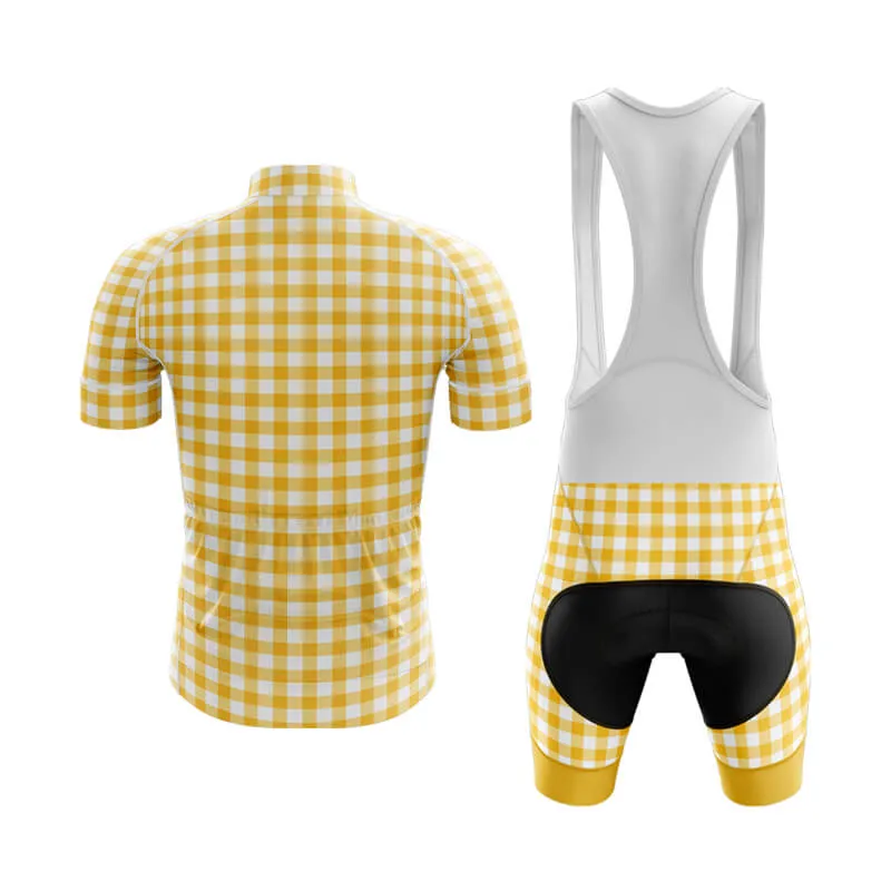 Checkered (Yellow) Club Cycling Kit