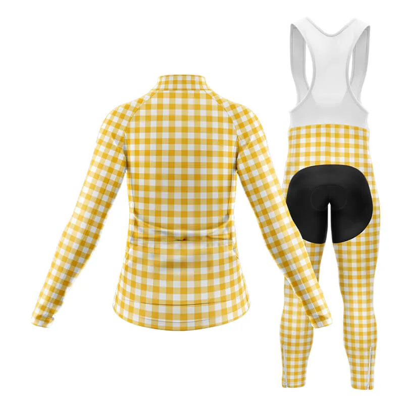 Checkered (Yellow) Club Cycling Kit