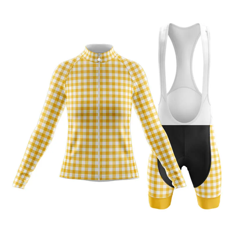 Checkered (Yellow) Club Cycling Kit