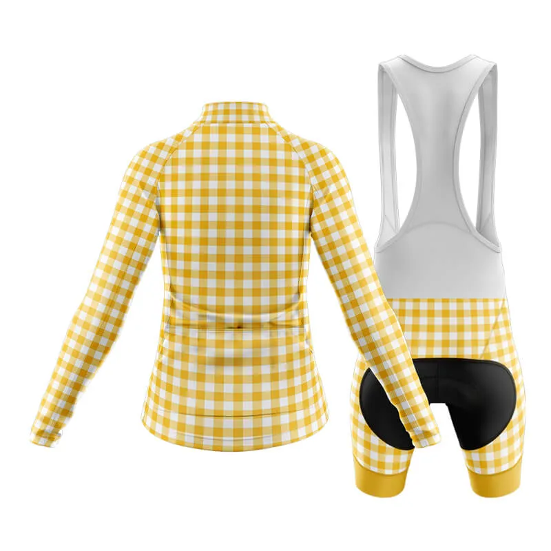 Checkered (Yellow) Club Cycling Kit