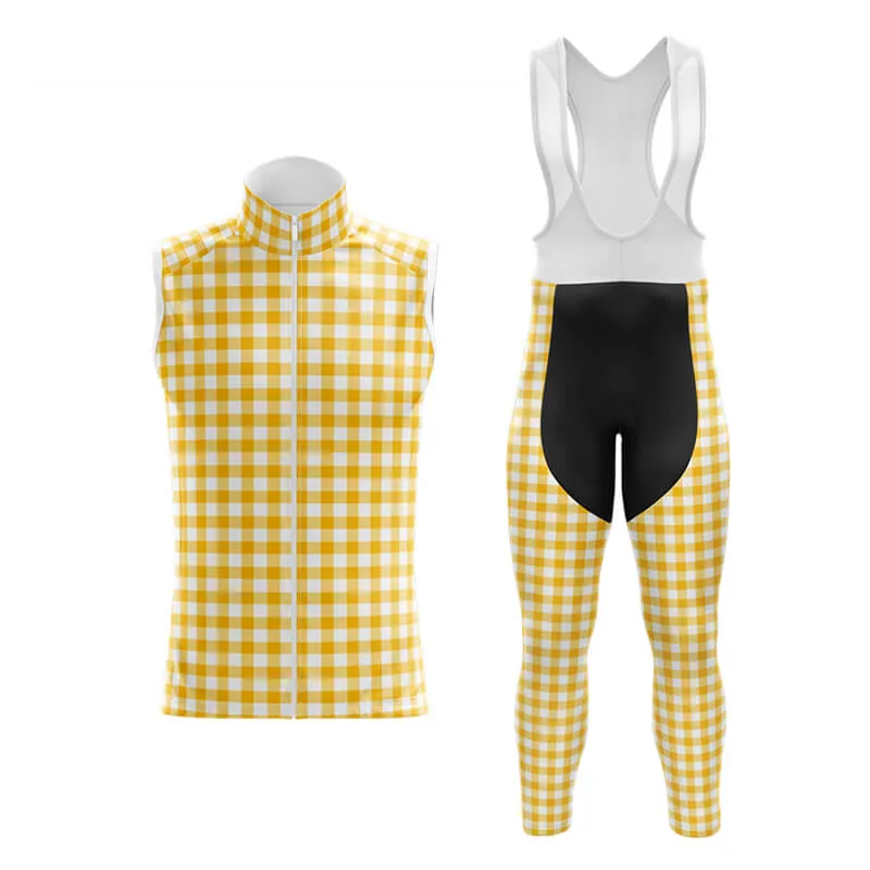 Checkered (Yellow) Club Cycling Kit