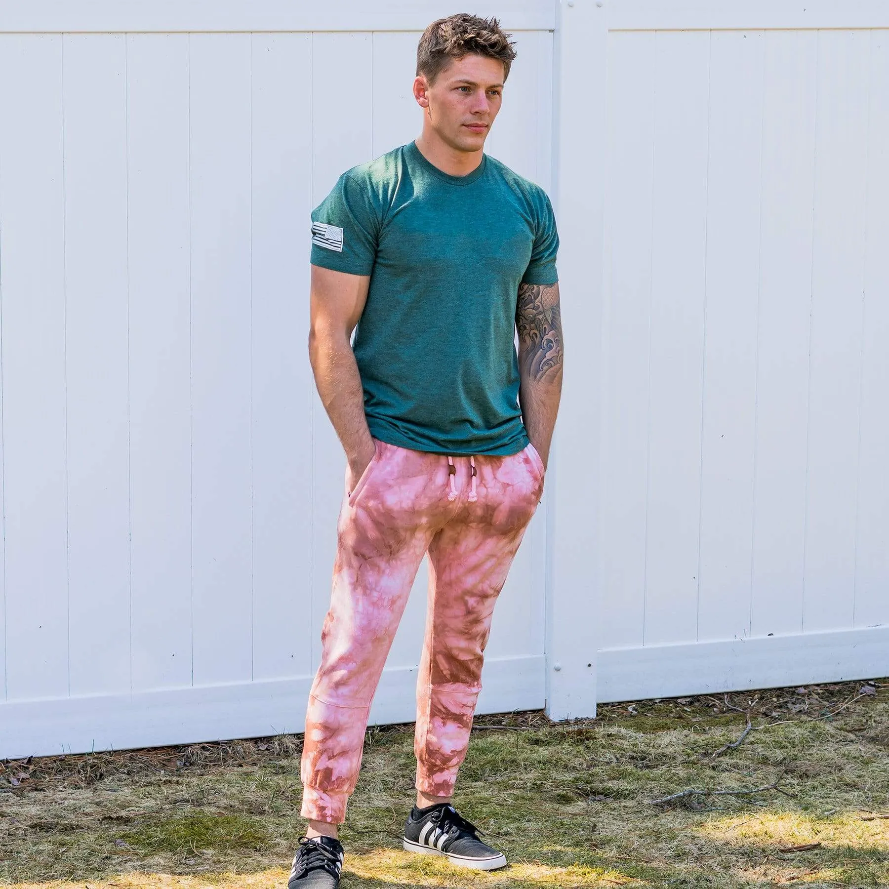 CloudBlend Joggers - Rose Marble