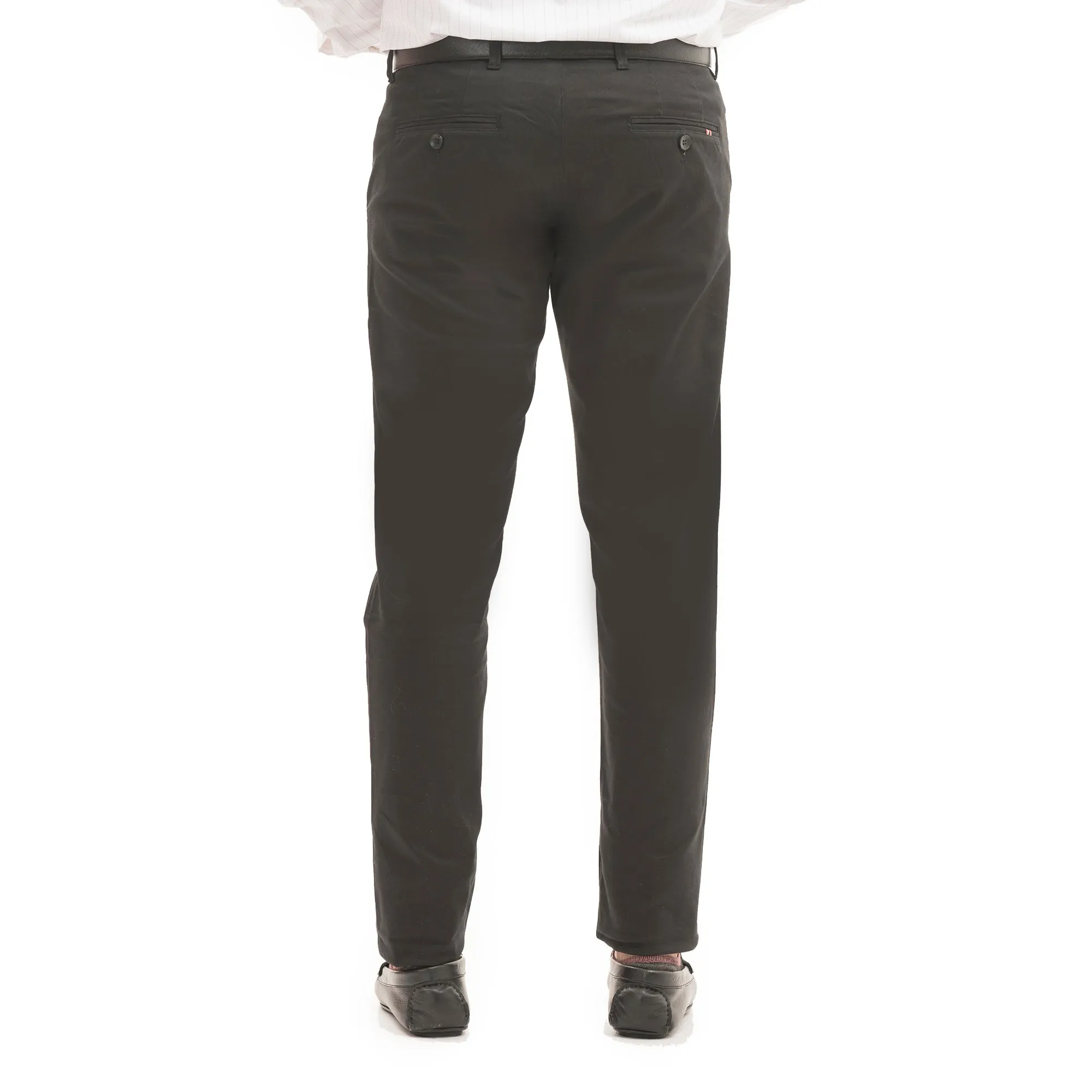 Cotton Chinos-Black