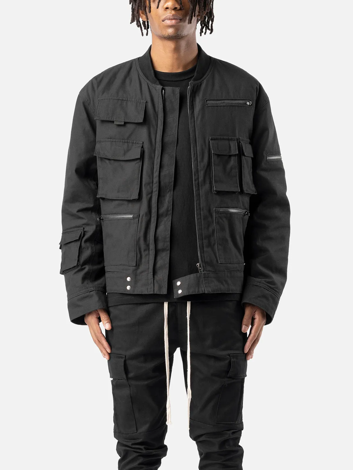 Cropped Cargo Jacket