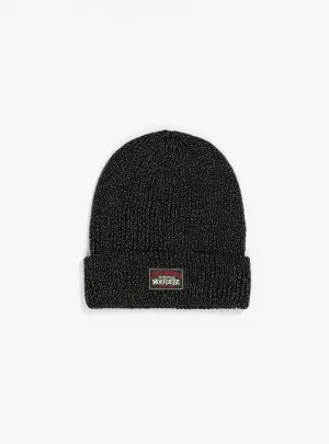 Cuff Beanie Reflective Black