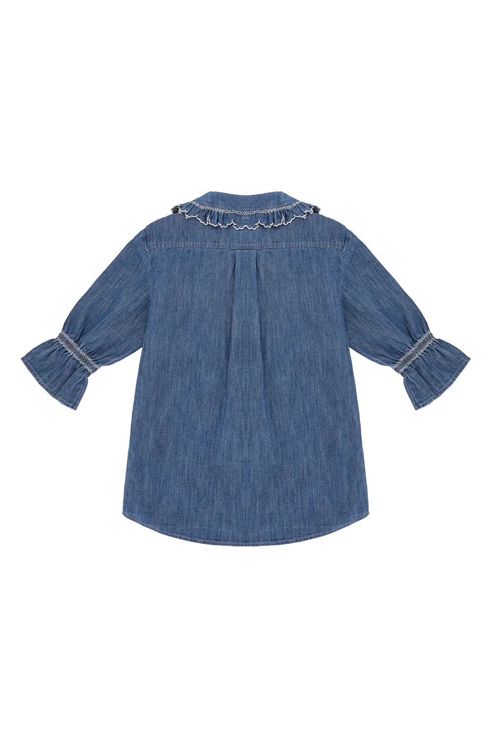 Daisy Blouse in Indigo Denim