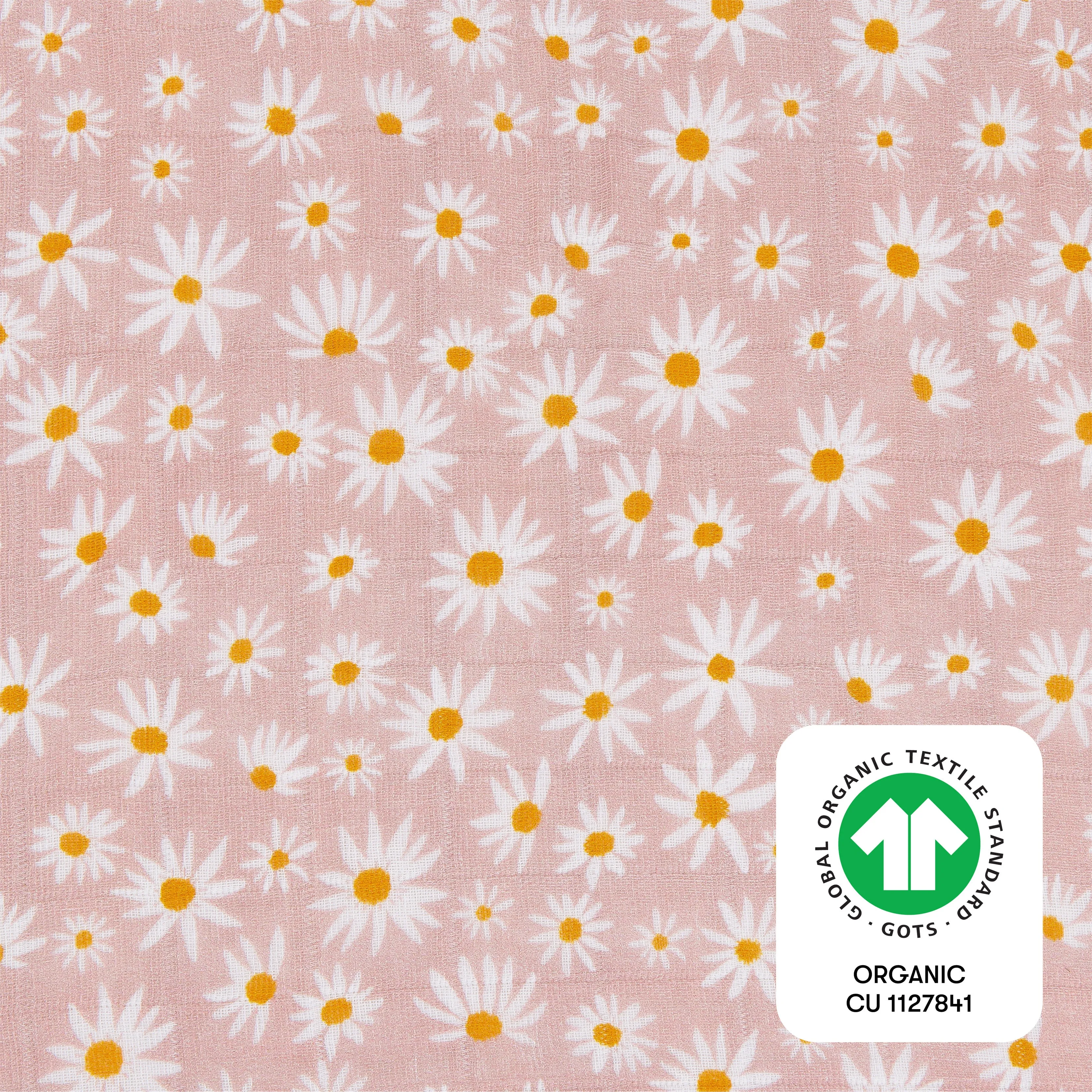 Daisy Quilt in 3-Layer GOTS Certified Organic Muslin Cotton