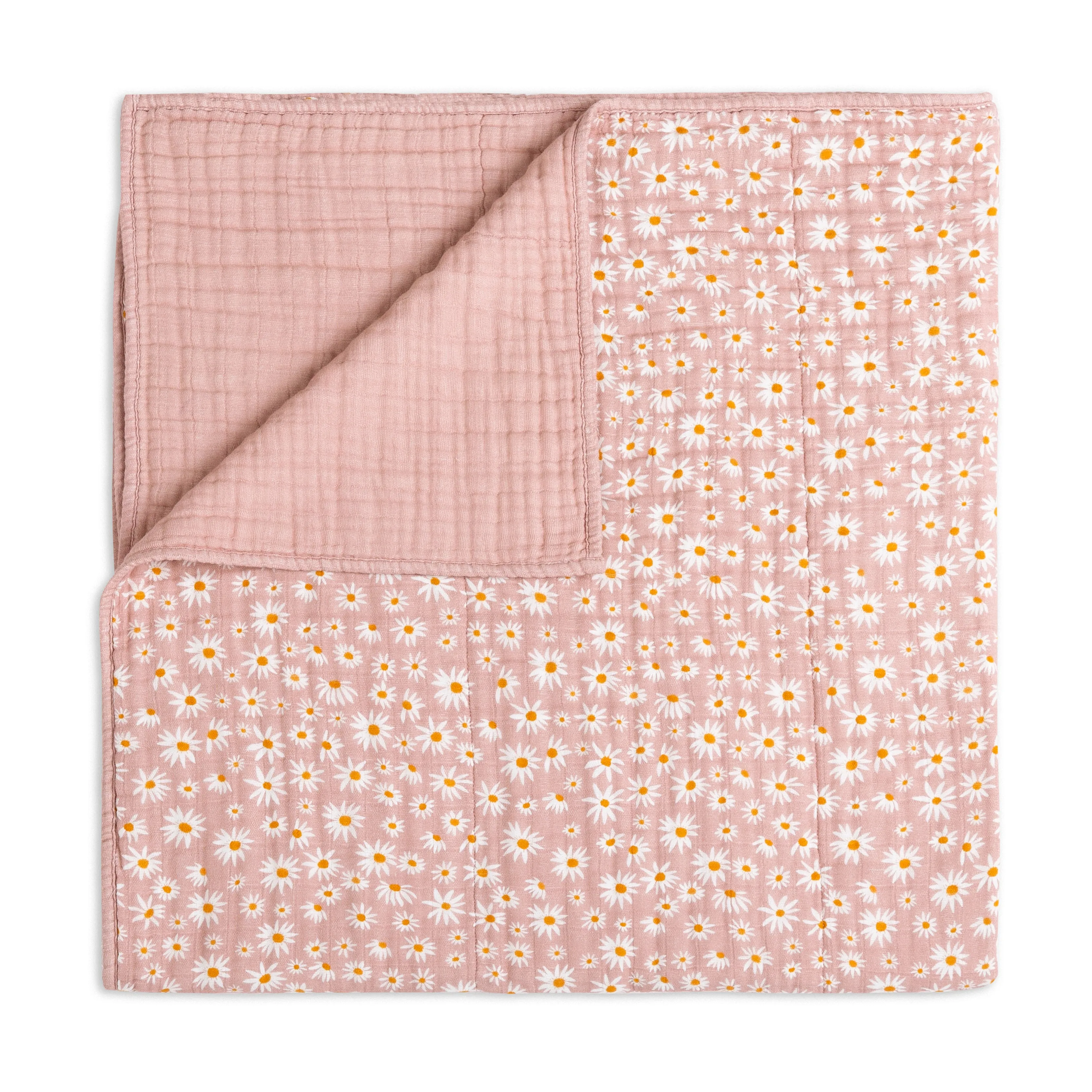 Daisy Quilt in 3-Layer GOTS Certified Organic Muslin Cotton