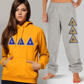 Delta Delta Delta Hoodie and Sweatpants, Package Deal - TWILL