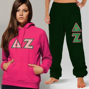 Delta Zeta Hoodie and Sweatpants, Package Deal - TWILL