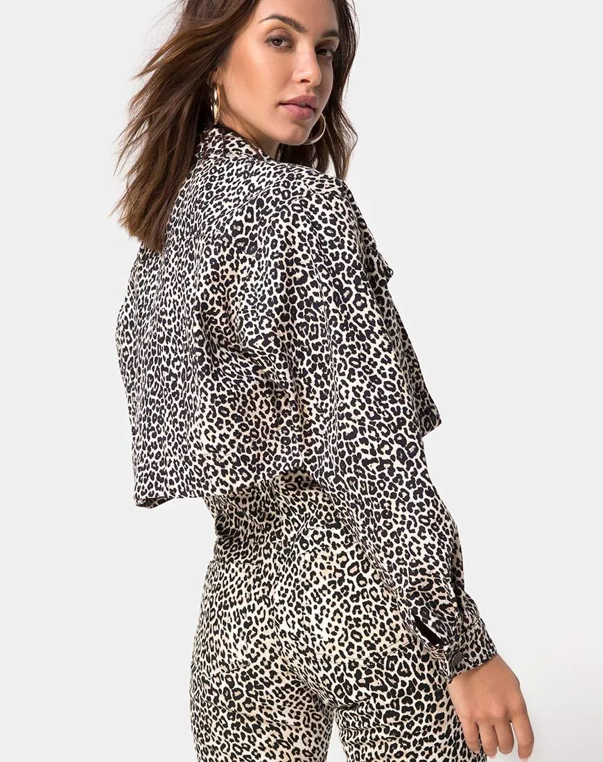 Derow Jacket in Rar Leopard